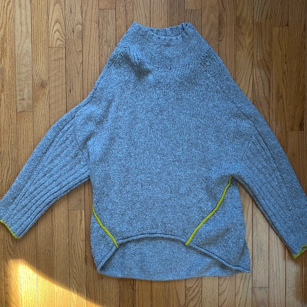 Super cozy, oversized wool sweater from Anthropologie!